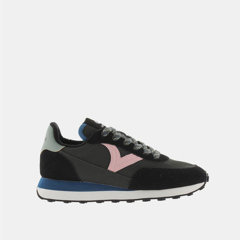 Zapatillas deportivas mujer de nylon negro Astro Victoria