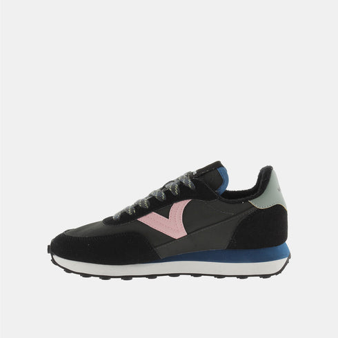 Zapatillas deportivas mujer de nylon negro Astro Victoria