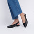 Zapatos planos de piel para mujer negro Beatriz