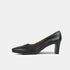 Zapatos de tacón 6.5cm de piel negro Tania