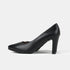 Zapatos de tacón 8cm de piel negro Tania