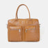 Bolso de viaje de piel con bandolera ajustable para hombre camel Rayan
