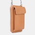 Bolsos para móvil y cartera de piel marrón Cira
