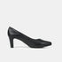 Zapatos de tacón 6.5cm de piel negro Tania