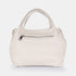 Bolso de mano de piel estilo saco para mujer beige Stefy