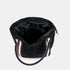 Bolso tote de piel serraje para mujer negro Sarah
