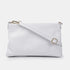 Bolso de mano y bandolera de piel para mujer blanco Ariadna