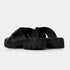 Sandalias de mujer de piel con plataforma negro Matilde