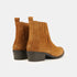 Botines mujer de serraje camel Abby