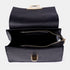Bolso de con cadena para mujer con asa de mano con solapa negro Claudia