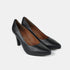 Zapatos de tacón 8cm de piel negro Tania
