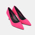 Zapato con tacón de licra fucsia Meryl