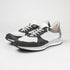 Zapatilla deportiva de hombre piel con cordones blanco Ezra