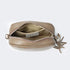 Bolso de Piel bandolera cuadrado khaki con pompón de mujer Cristin