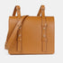 Bolso bandolera de piel para mujer marrón Ainara