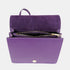 Bolso bandolera de piel para mujer morado Ainara