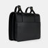 Bolso bandolera de piel para mujer negro Ainara