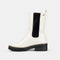 Botines chelsea para mujer beige Bianca