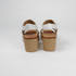 Sandalias con cuña de esparto Sahara (Blanco)
