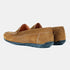 Mocasines de piel ante para hombre Luigi Marrón
