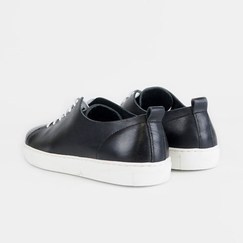Zapatilla Deportiva Casual de Hombre con Cordones Liam Negro