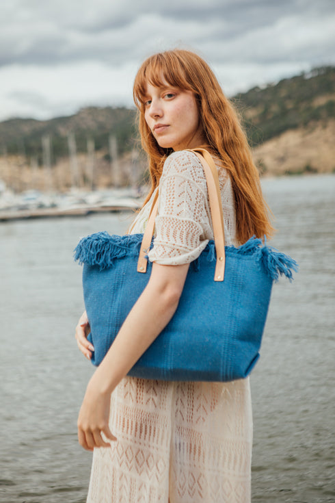 Bolso de playa de lino Gracias Tammy
