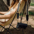 Bolso de bandolera porta móvil de piel Pili negro