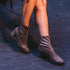 Botines de tacón mujer de antelina taupé Pineda