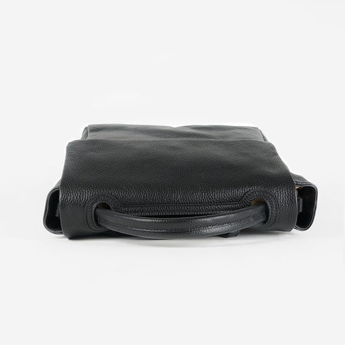 Mochila de piel para mujer negro Bora