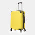 RAYKONG Maleta Mediana ABS 66x43x25cm | 71L | 24 Pulgadas | hasta 23kg semirígidas - Amarillo