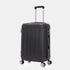RAYKONG Maleta Mediana ABS 66x43x25cm | 71L | 24 Pulgadas | hasta 23kg semirígidas - Negro