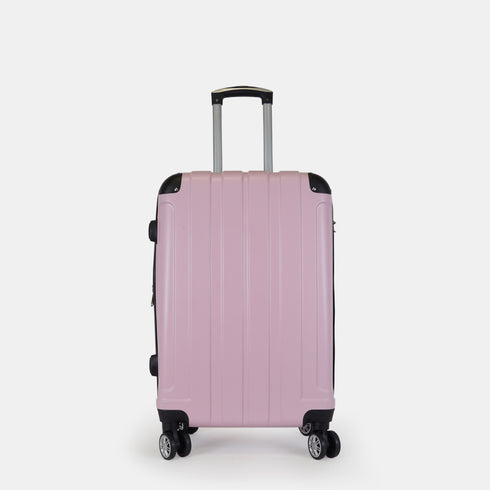Maleta de viaje extensible XS-51cm-10kg / S-55cm-15kg de ABS Kike Rosa Claro