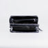 Billetera de piel Vintage Carol Negro