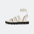 Sandalia romano de piel con piso grueso Narcis Beige