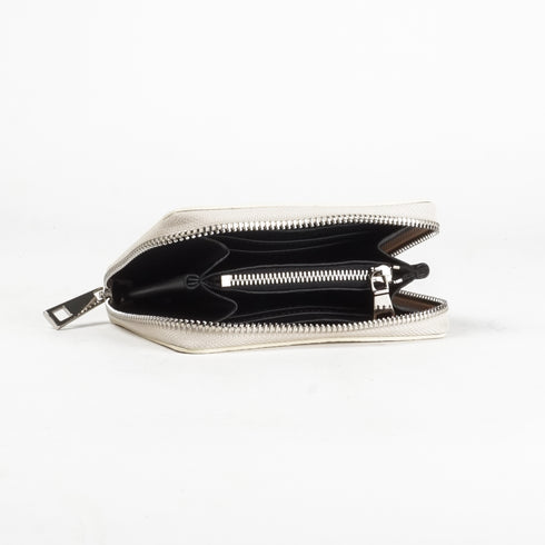 Monedero de piel Cercy Beige