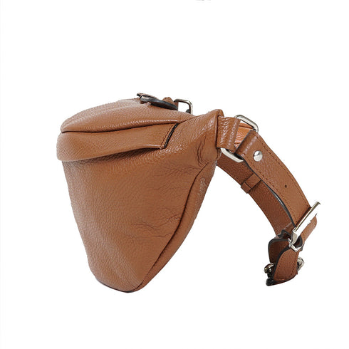 Riñonera de Hombre Piel Marrón Asher