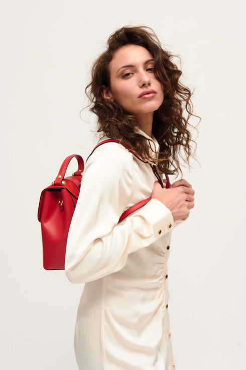 Mochila-de-Piel-roja-de-mujer-Sarah